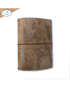 Elizabeth Craft Designs Mr. & Mrs. Art Journal Stonewashed Brown Passport XL (AJ09)