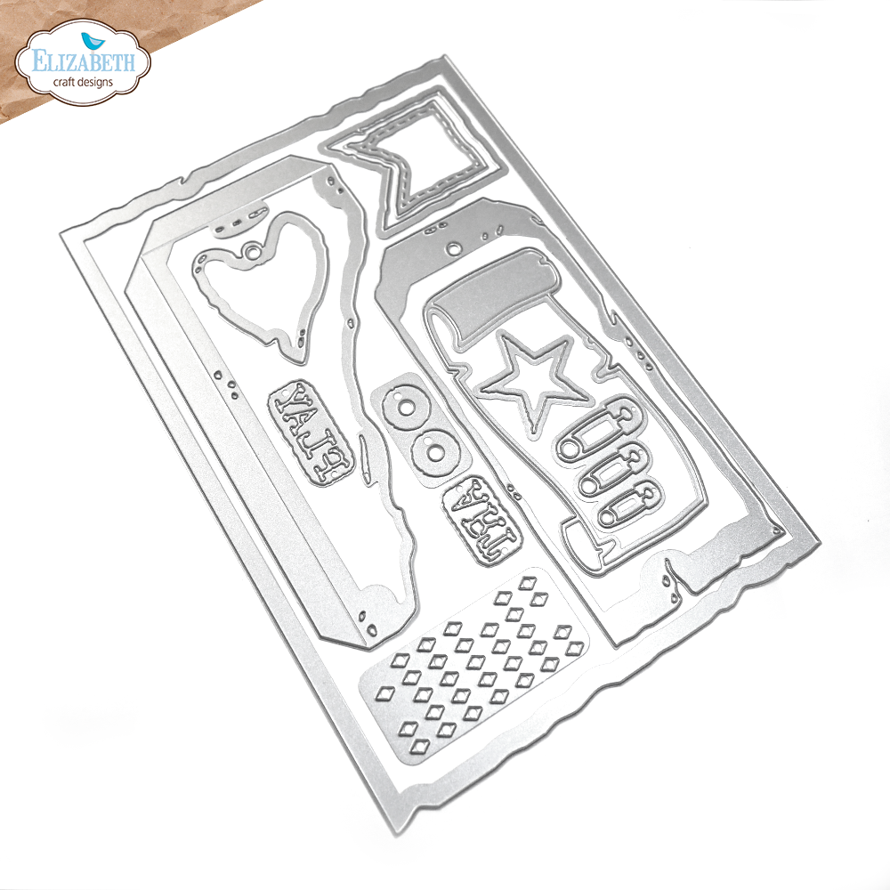 Elizabeth Craft Designs Mr. & Mrs. Dies Playful Grunge (2241) Elizabeth Craft Designs Mr. & Mrs. Dies Playful Grunge (2241)