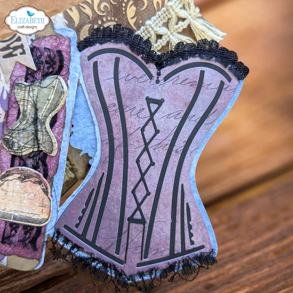 Elizabeth Craft Designs Mr. & Mrs. Dies Laced Up (2240) Elizabeth Craft Designs Mr. & Mrs. Dies Laced Up (2240)