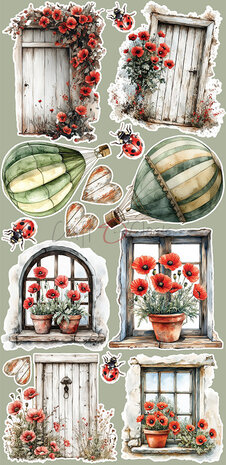 Craft O'Clock Heart of the Sun Extras Set Flowers & More (CC-C74-HOS-11) Craft O'Clock Heart of the Sun Extras Set Flowers & More (CC-C74-HOS-11)