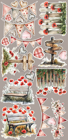 Craft O'Clock Heart of the Sun Extras Set Heart (CC-C74-HOS-12) Craft O'Clock Heart of the Sun Extras Set Heart (CC-C74-HOS-12)