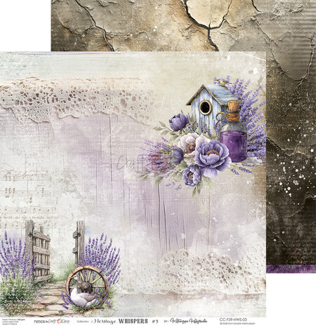 Craft O'Clock Heritage Whispers 12x12 Inch Paper Set (CC-F39-HWS-00) Craft O'Clock Heritage Whispers 12x12 Inch Paper Set (CC-F39-HWS-00)