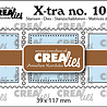 Crealies X-tra Dies No. 103 3 Postage Stamps Square in a Row (CLXtra103)