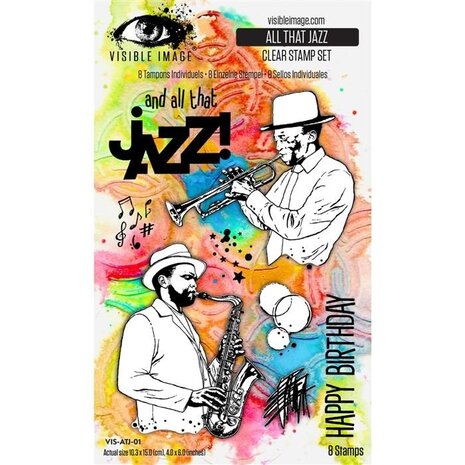 Visible Image All That Jazz 4x6 Inch Stamp Set (VIS-ATJ-01)