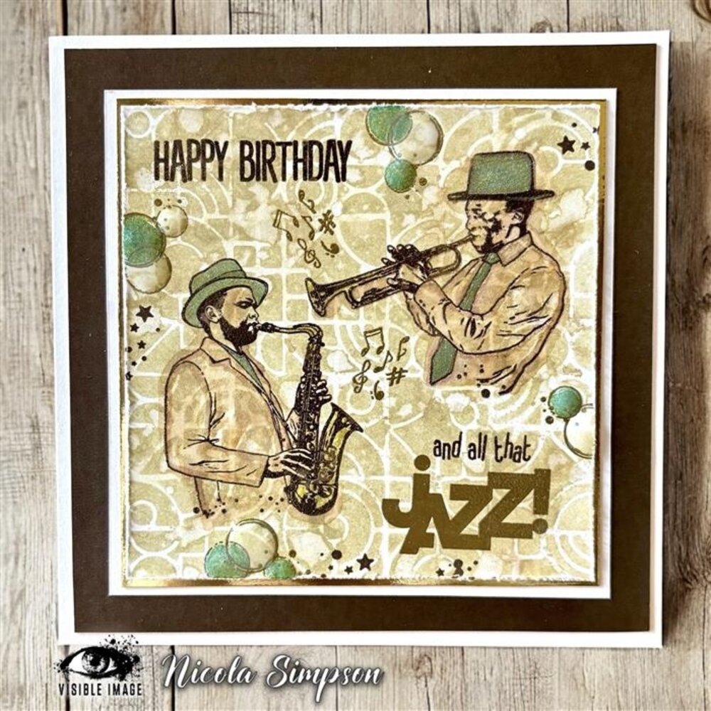 Visible Image All That Jazz 4x6 Inch Stamp Set (VIS-ATJ-01)