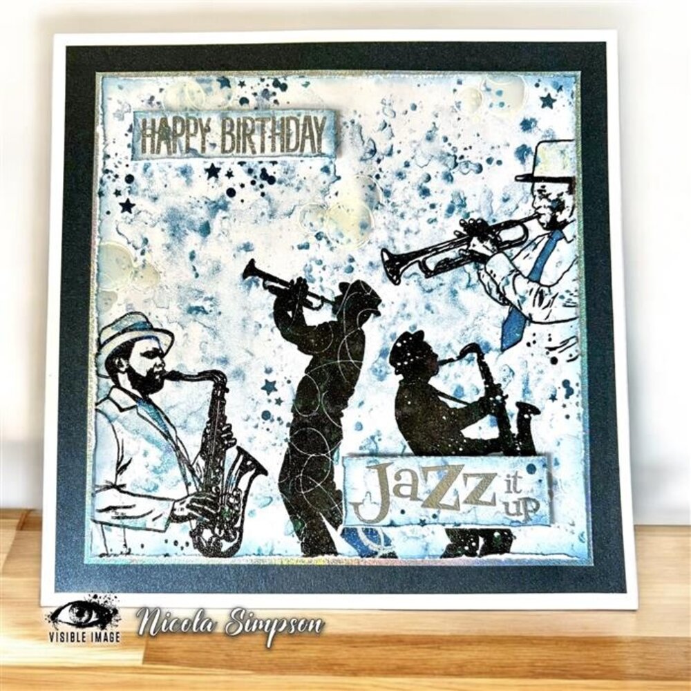 Visible Image All That Jazz 4x6 Inch Stamp Set (VIS-ATJ-01) Visible Image All That Jazz 4x6 Inch Stamp Set (VIS-ATJ-01)