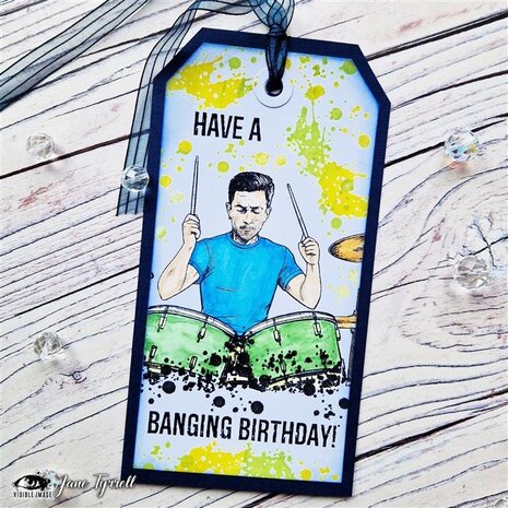 Visible Image Make Some Noise 4x6 Inch Stamp Set (VIS-MSN-01) Visible Image Make Some Noise 4x6 Inch Stamp Set (VIS-MSN-01)