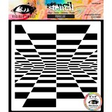 Visible Image Parallax 6x6 Inch Stencil (VIS-PAR-02)