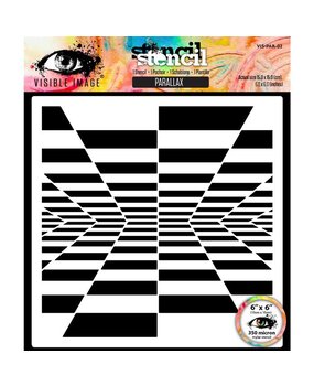 Visible Image Parallax 6x6 Inch Stencil (VIS-PAR-02)
