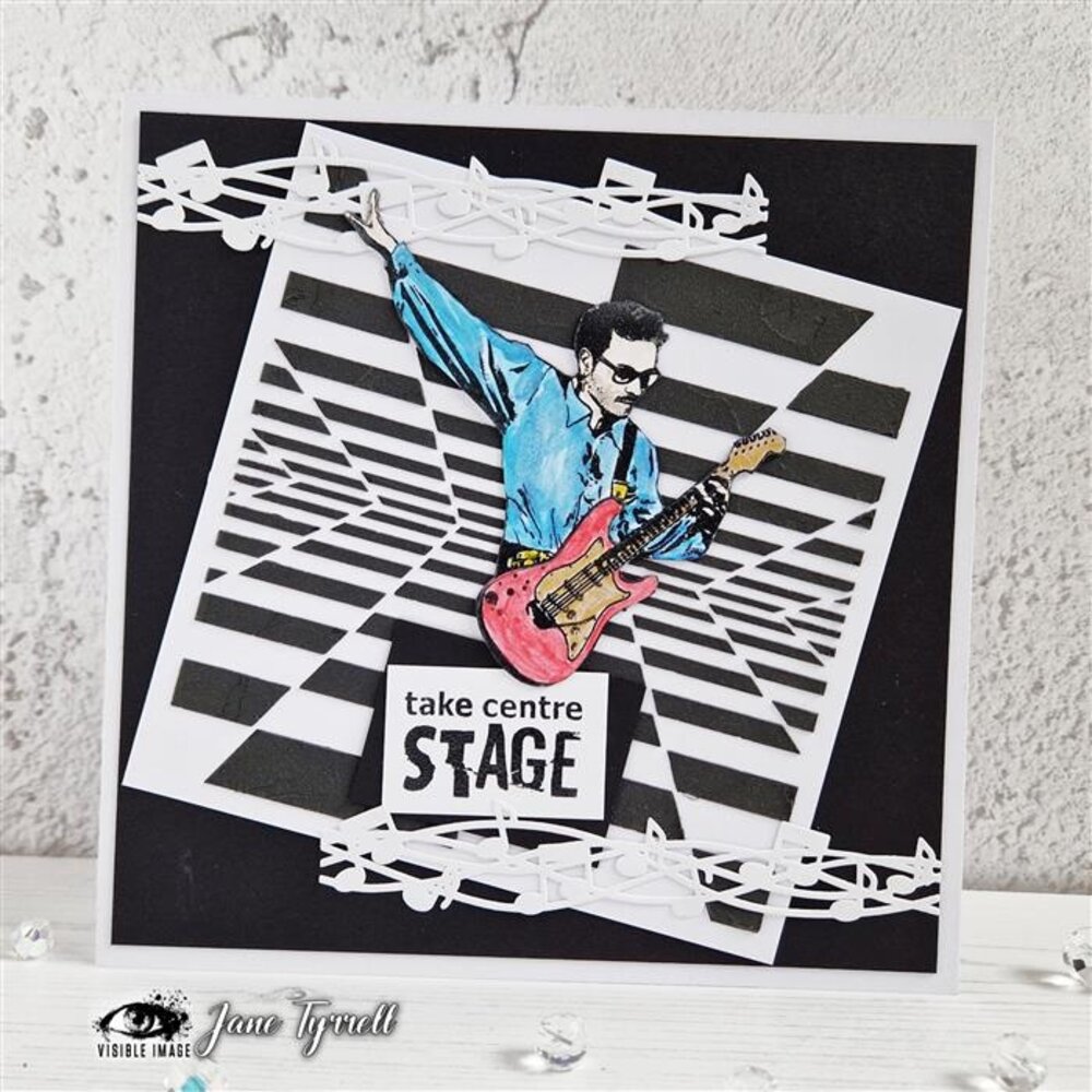 Visible Image Parallax 6x6 Inch Stencil (VIS-PAR-02) Visible Image Parallax 6x6 Inch Stencil (VIS-PAR-02)