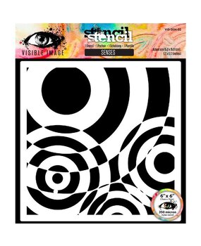 Visible Image Senses 6x6 Inch Stencil (VIS-SEN-02)