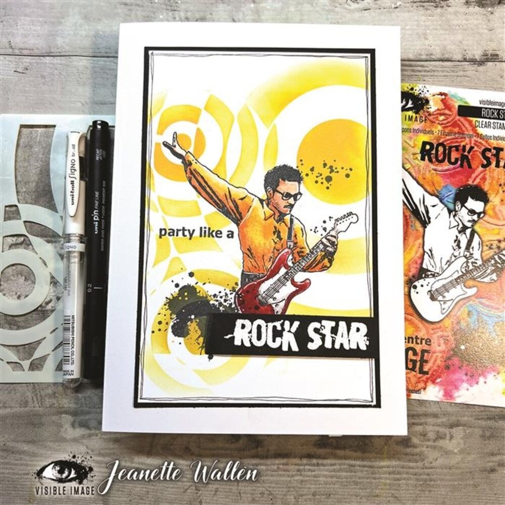 Visible Image Senses 6x6 Inch Stencil (VIS-SEN-02) Visible Image Senses 6x6 Inch Stencil (VIS-SEN-02)