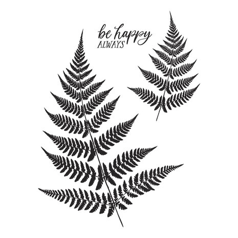 Spellbinders Lush Ferns BetterPress Plate (BP-228)