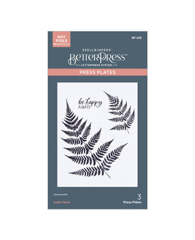 Spellbinders Lush Ferns BetterPress Plate (BP-228) (DISCONTINUED)