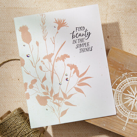 Spellbinders Bloom Wildly BetterPress Plate (BP-229)