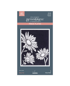 Spellbinders Daisy Trio BetterPress Plates (BP-299) Spellbinders Daisy Trio BetterPress Plates (BP-299)