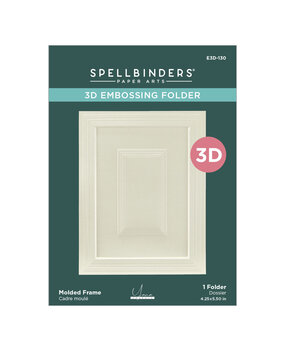 Spellbinders Molded Frame 3D Embossing Folder (E3D-130)