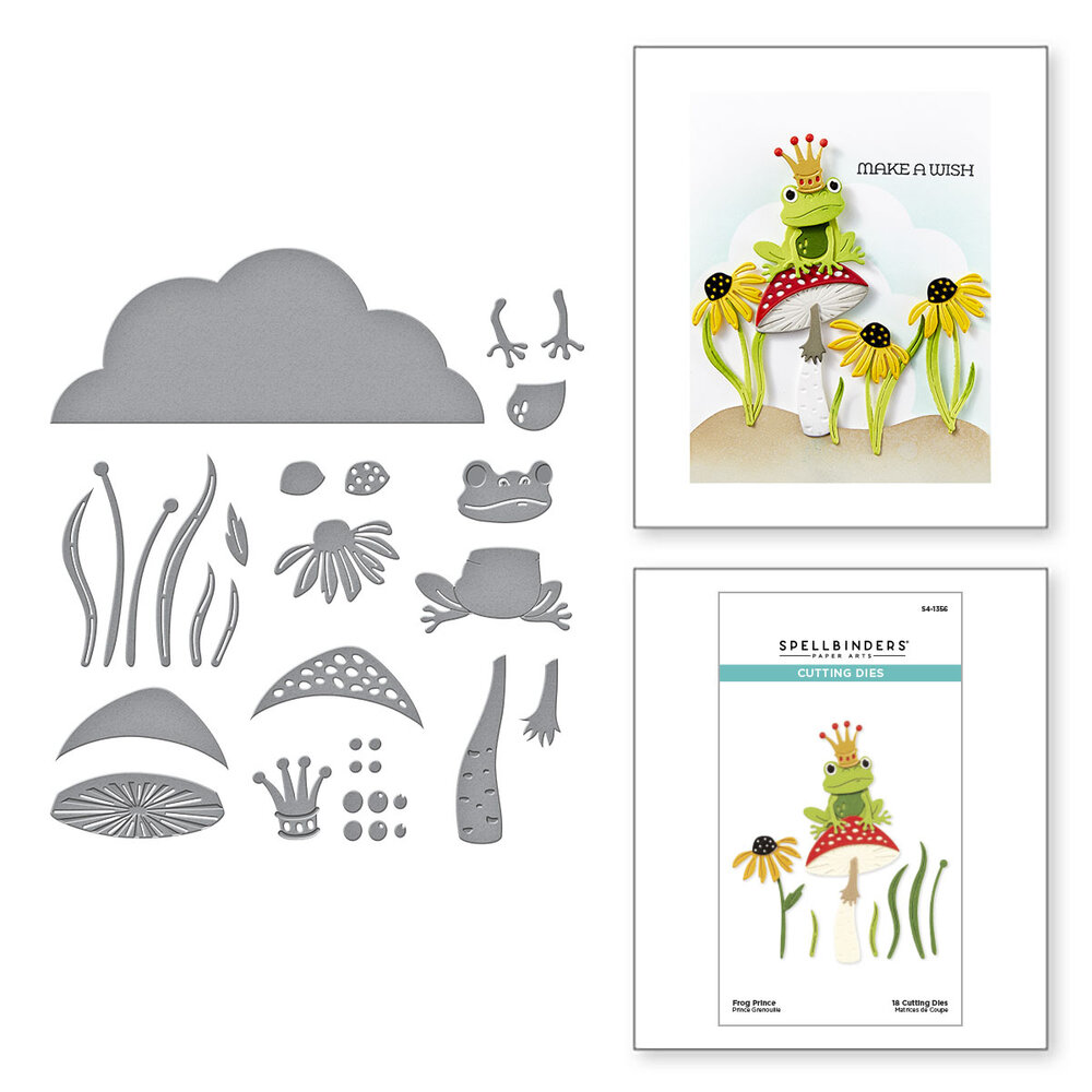 Spellbinders Frog Prince Etched Dies (S4-1356) Spellbinders Frog Prince Etched Dies (S4-1356)