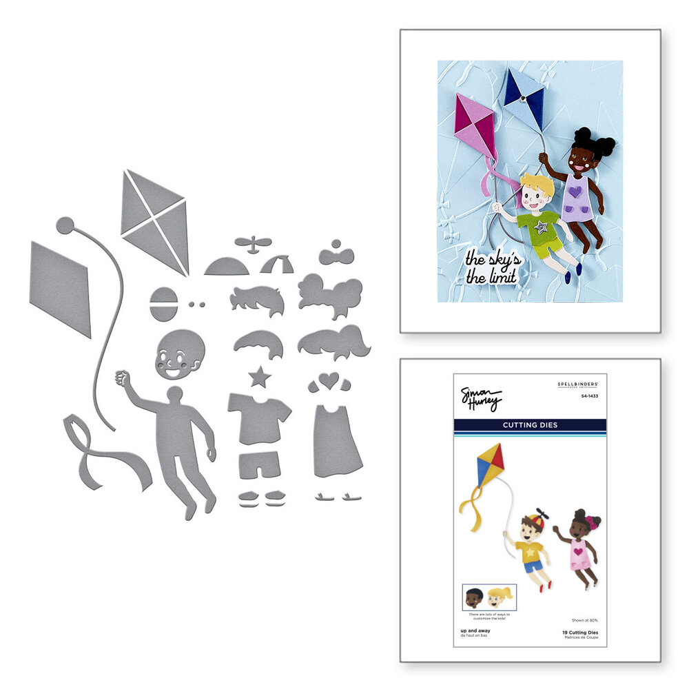 Spellbinders Up and Away Etched Dies (S4-1433) (DISCONTINUED) Spellbinders Up and Away Etched Dies (S4-1433) (DISCONTINUED)