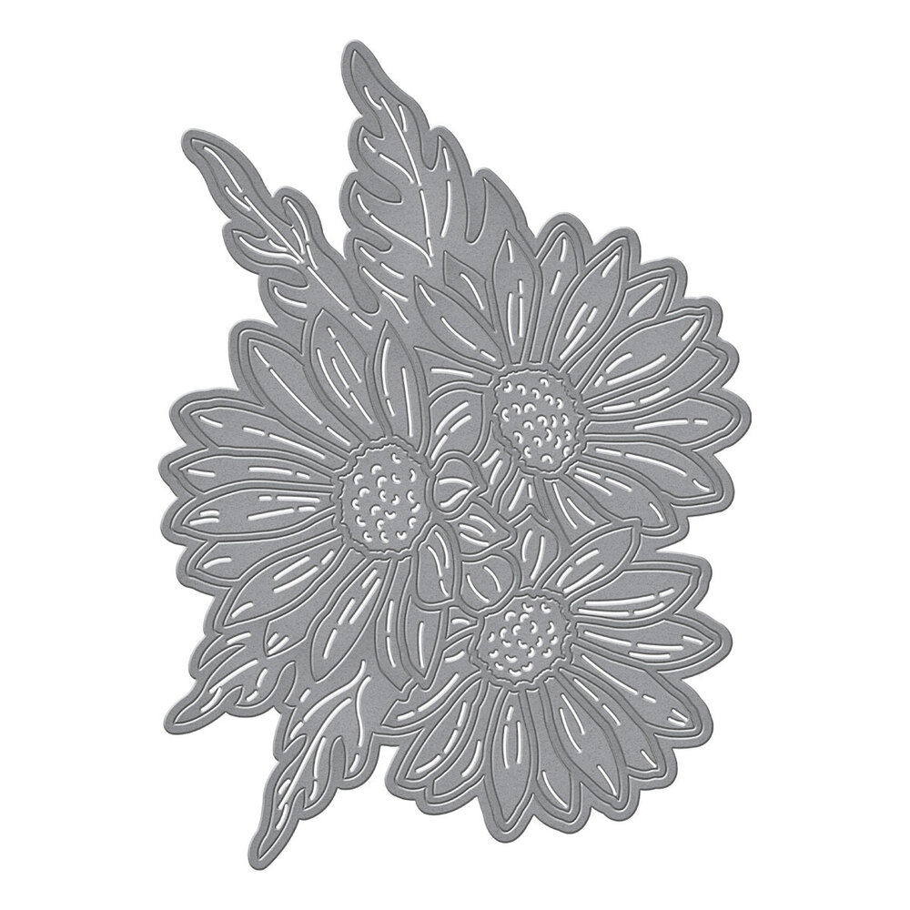 Spellbinders Yana's Daisies Etched Dies (S4-1441)