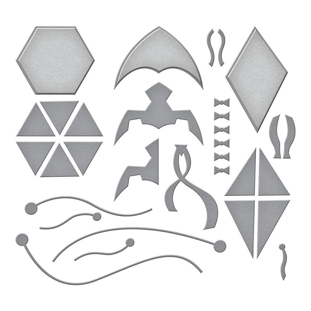 Spellbinders Fly a Kite Etched Dies (S6-252)