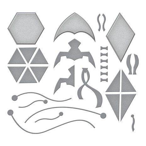 Spellbinders Fly a Kite Etched Dies (S6-252)