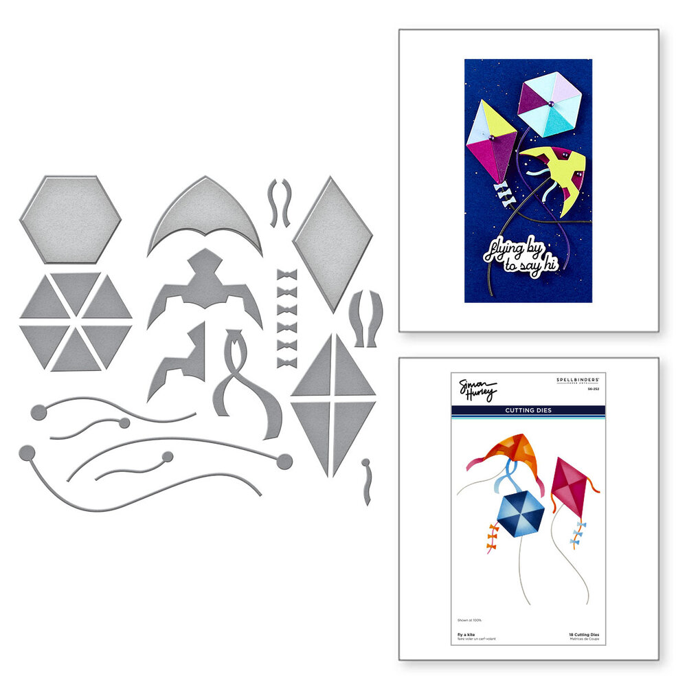 Spellbinders Fly a Kite Etched Dies (S6-252) Spellbinders Fly a Kite Etched Dies (S6-252)
