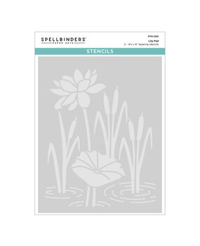 Spellbinders Lily Pad Stencil (STN-090 ) Spellbinders Lily Pad Stencil (STN-090 )
