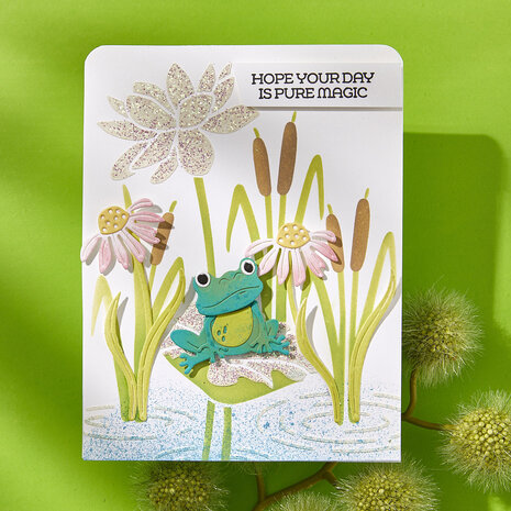 Spellbinders Lily Pad Stencil (STN-090 ) Spellbinders Lily Pad Stencil (STN-090 )