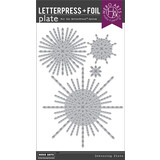 Hero Arts Starburst Letterpress + Foil Debossing Plate (HP116)