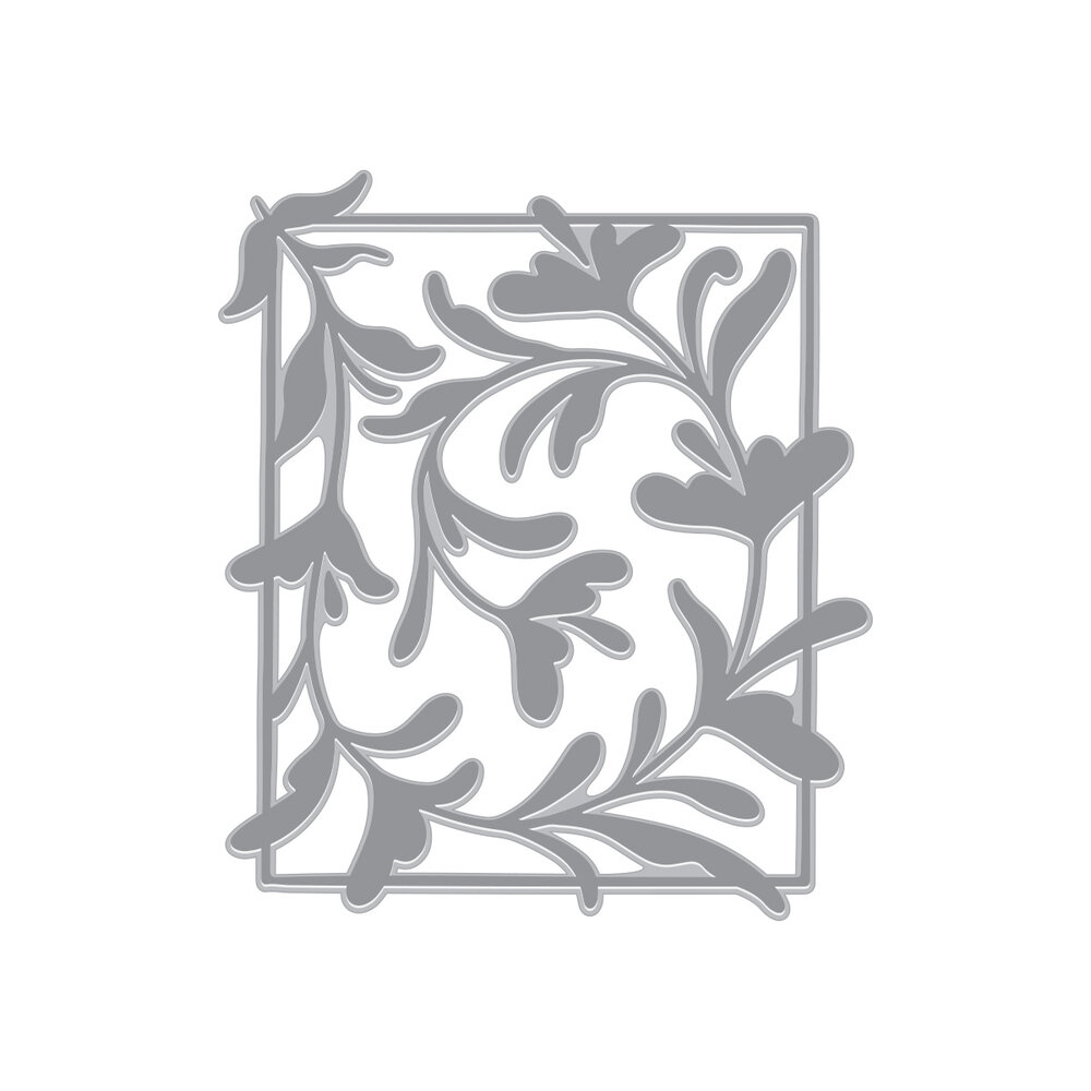 Hero Arts Decorative Floral Letterpress + Foil Debossing Plate (HP117)