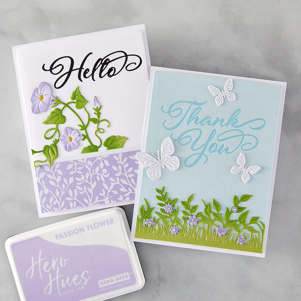 Hero Arts Hello & Thank You BetterPress + Foil Plates (HP118) Hero Arts Hello & Thank You BetterPress + Foil Plates (HP118)