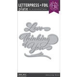 Hero Arts Love & Thinking of You BetterPress + Foil Plates (HP119)