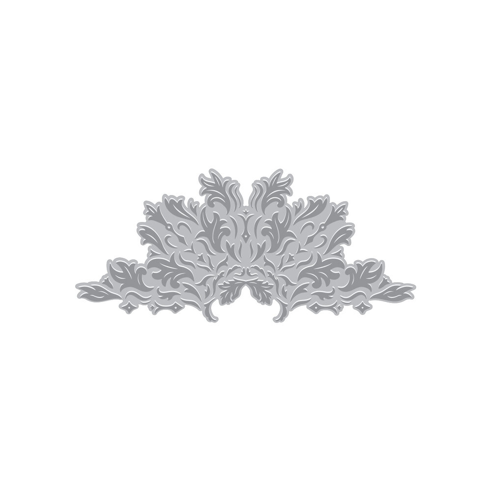 Hero Arts Lavish Flourish Letterpress + Foil Debossing Plate (HP120)