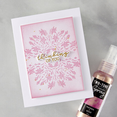 Hero Arts Lavish Flourish Letterpress + Foil Debossing Plate (HP120)