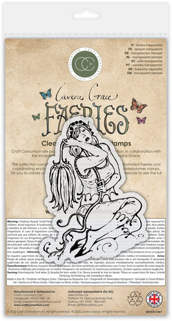 Craft Consortium Fairies A6 Clear Photopolymer Stamps Wilted (CCLGSTMP004)