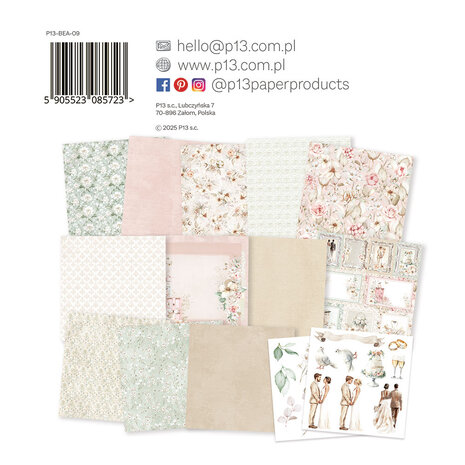 P13 Beautiful Moments 6x6 Inch Paper Pad (P13-BEA-09)