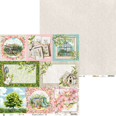 P13 Breathe and Bloom 12x12 Inch Paper Pad (P13-BLO-08) P13 Breathe and Bloom 12x12 Inch Paper Pad (P13-BLO-08)