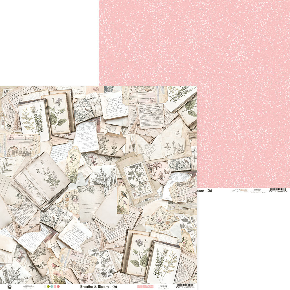 P13 Breathe and Bloom 12x12 Inch Paper Pad (P13-BLO-08) P13 Breathe and Bloom 12x12 Inch Paper Pad (P13-BLO-08)