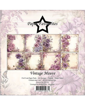 Paper Favourites Vintage Mauve 6x6 Inch Paper Pad (PF534)