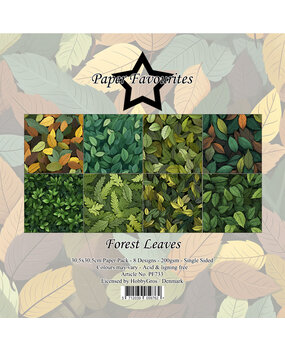 Paper Favourites Forest Leaves 12x12 Inch Paper Pad (PF733)