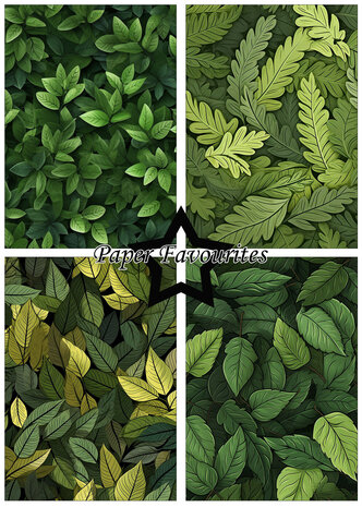 Paper Favourites Forest Leaves A5 Paper Pad (PFA174)