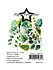Die-Cuts A7 Green Leaves #1 (27pcs) (PFD013)
