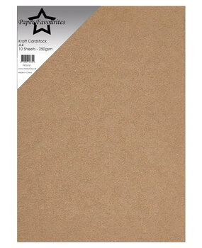 Paper Favourites Kraft Cardstock A4 250g (10pcs) (PFSS931)