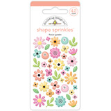 Doodlebug Design Butterfly Kisses Flower Garden Shape Sprinkles (8773)