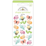 Doodlebug Design Butterfly Kisses Bitty Bugs Shape Sprinkles (8774)