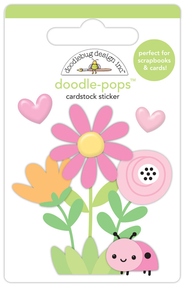 Doodlebug Design Butterfly Kisses Ladybug Garden Doodle-Pops (8781) Doodlebug Design Butterfly Kisses Ladybug Garden Doodle-Pops (8781)