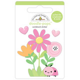 Doodlebug Design Butterfly Kisses Ladybug Garden Doodle-Pops (8781)