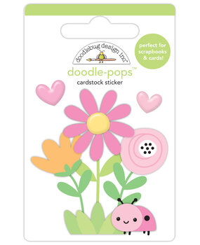 Doodlebug Design Butterfly Kisses Ladybug Garden Doodle-Pops (8781)