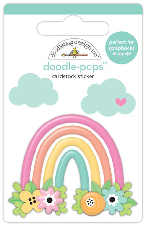 Doodlebug Design Butterfly Kisses Rainbow Garden Doodle-Pops (8783)